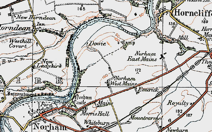 Old map of Mount Carmel in 1926