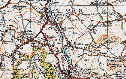 Old map of Norman Hill in 1919