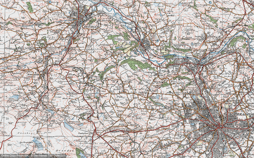 Old Map of Norr, 1925 in 1925