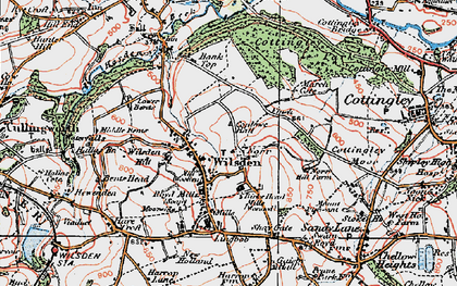 Old map of Norr in 1925