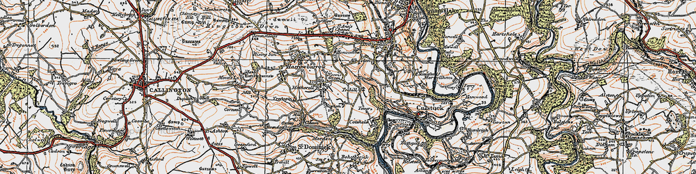 Old map of Norris Green in 1919