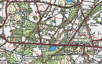 Old map of North Ascot in 1919
