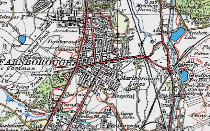 Old map of North Camp in 1919