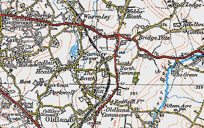 Old map of North Common in 1919