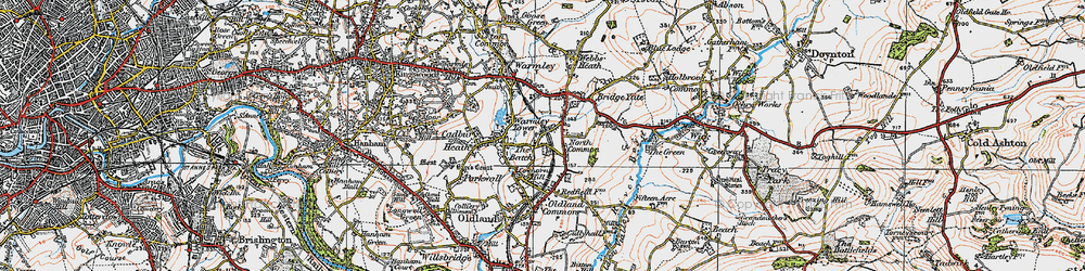 Old map of North Common in 1919