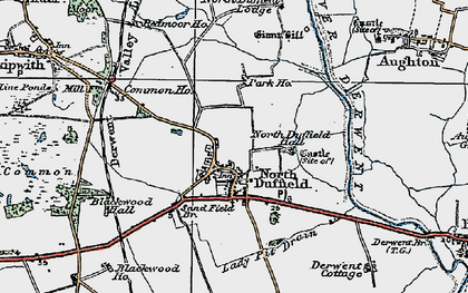 Old map of North Duffield in 1924