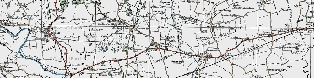 Old map of Blackwood Hall in 1924