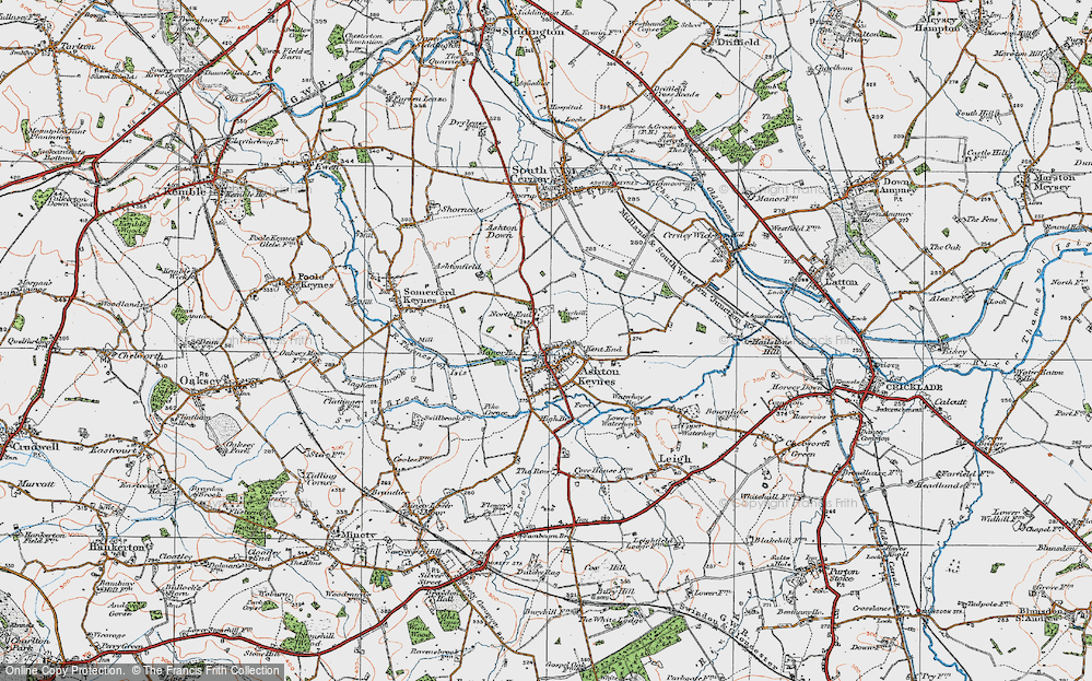 Old Map of North End, 1919 in 1919