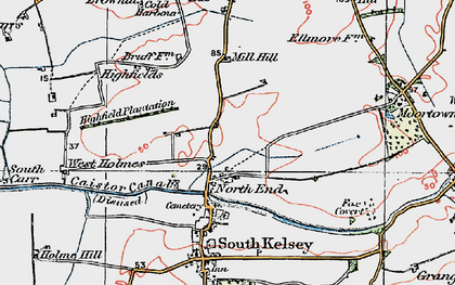Old map of North End in 1923