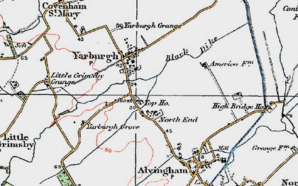 Old map of North End in 1923