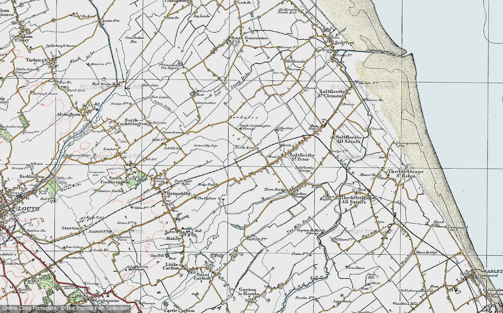 Old Map of North End, 1923 in 1923