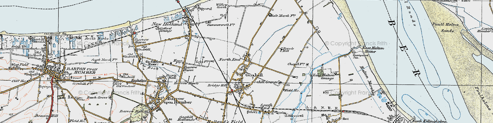 Old map of North End in 1924