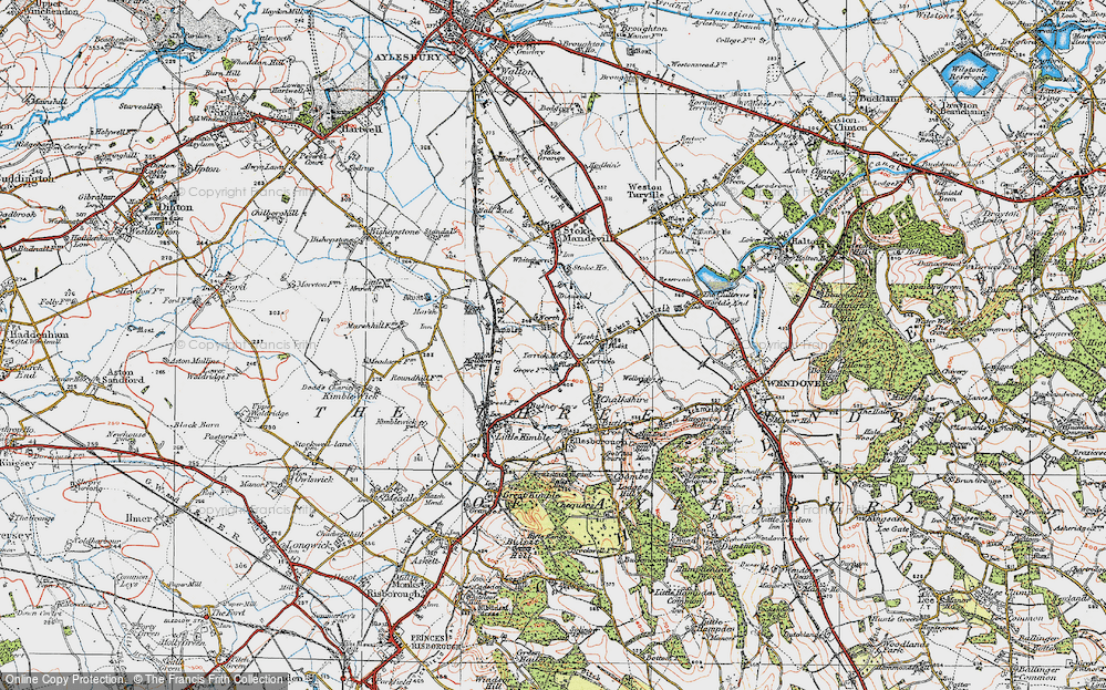Old Map of North Lee, 1919 in 1919