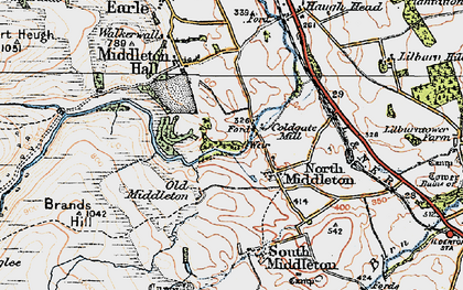 Old map of Happy Valley in 1926