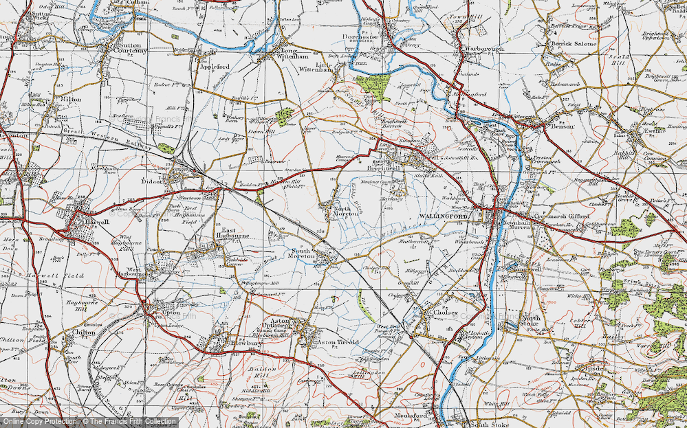Old Map of North Moreton, 1919 in 1919