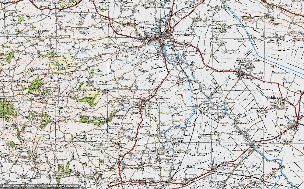 Old Map of North Petherton, 1919 in 1919