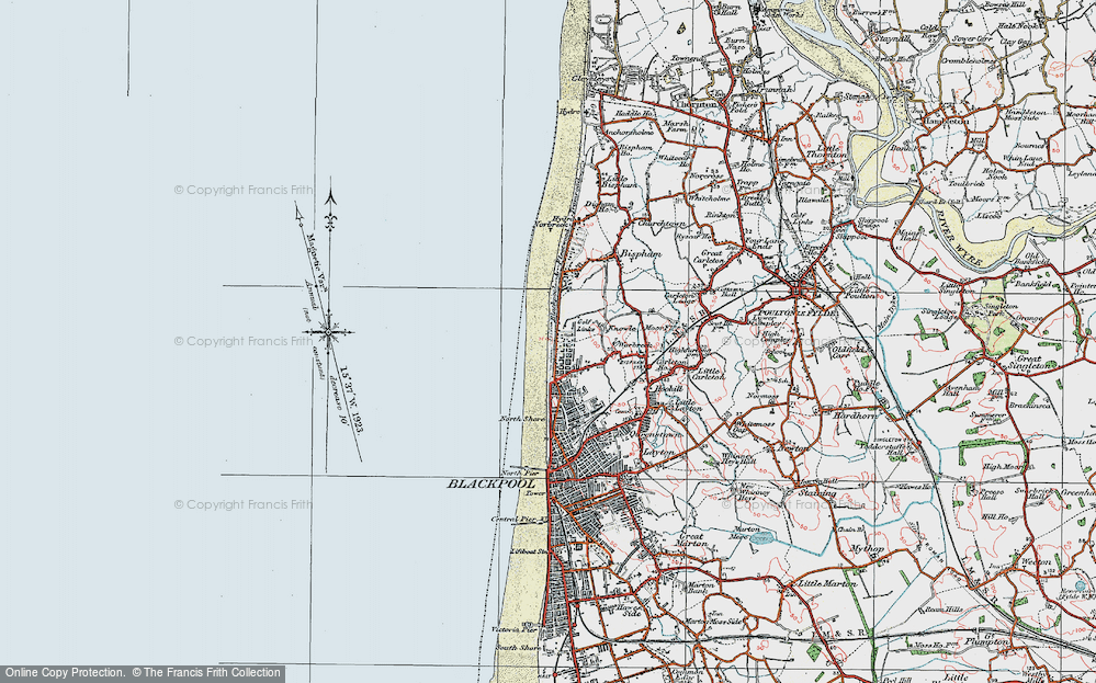 Old Map of North Shore, 1924 in 1924