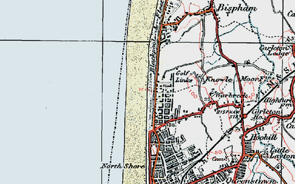 Old map of North Shore in 1924