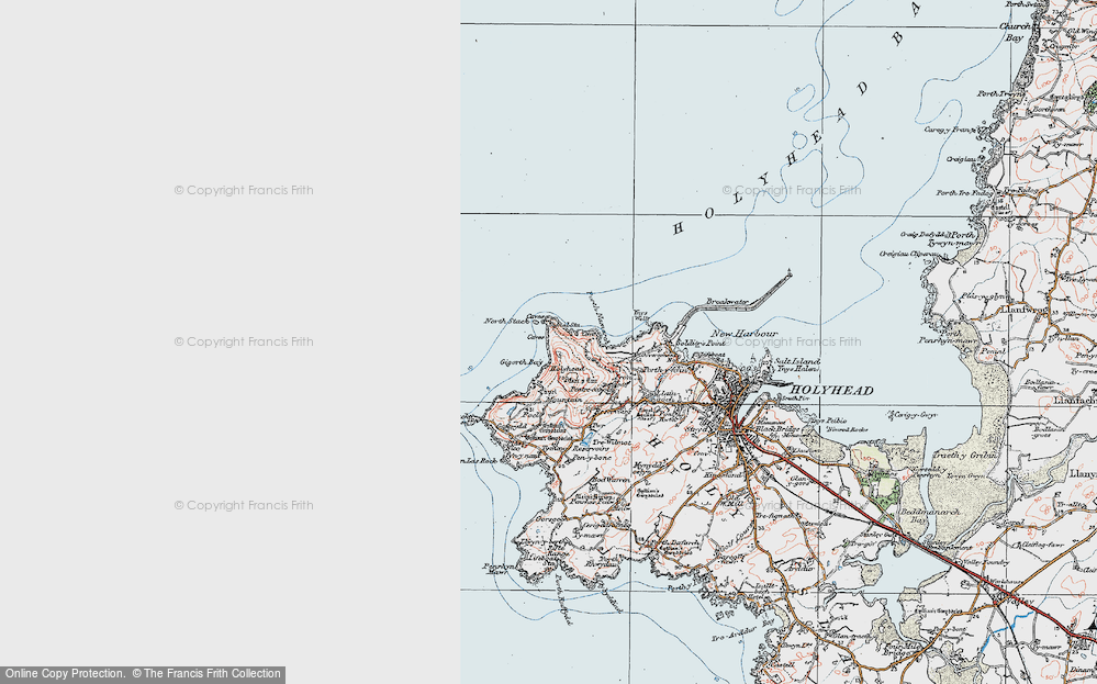 Old Map of North Stack, 1922 in 1922