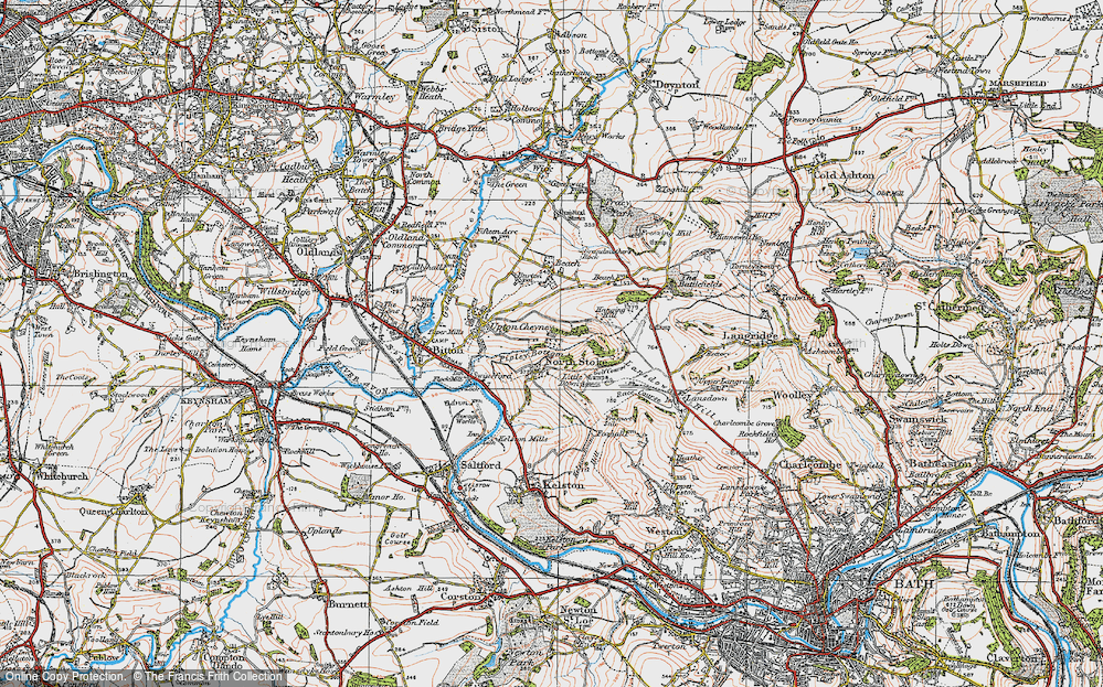 Old Map of North Stoke, 1919 in 1919