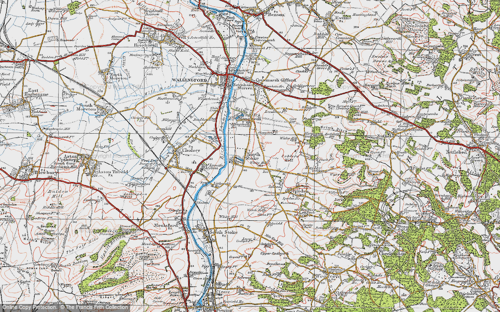 Old Map of North Stoke, 1919 in 1919