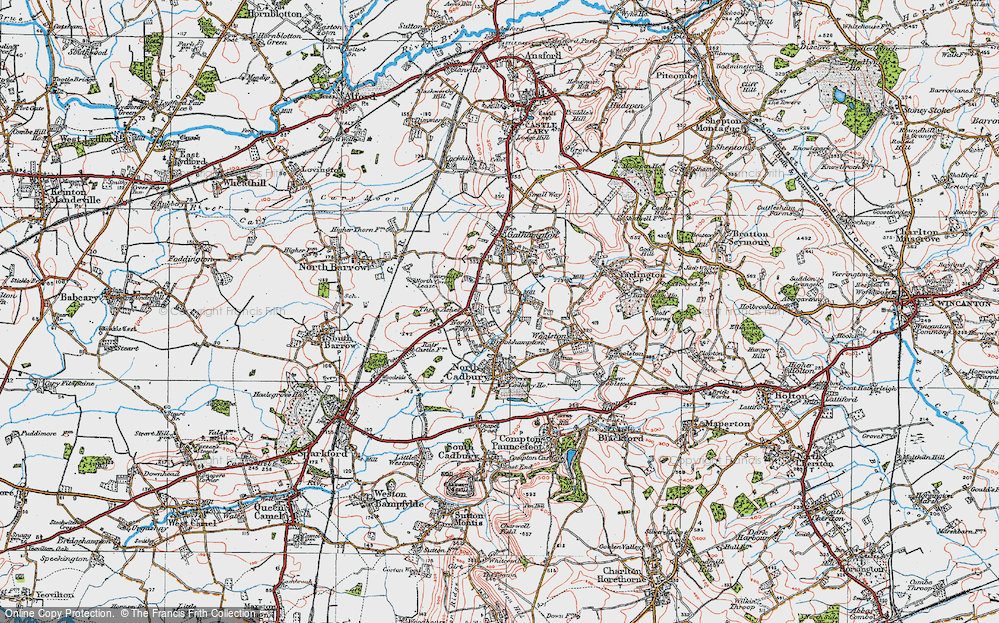 Old Map of North Town, 1919 in 1919