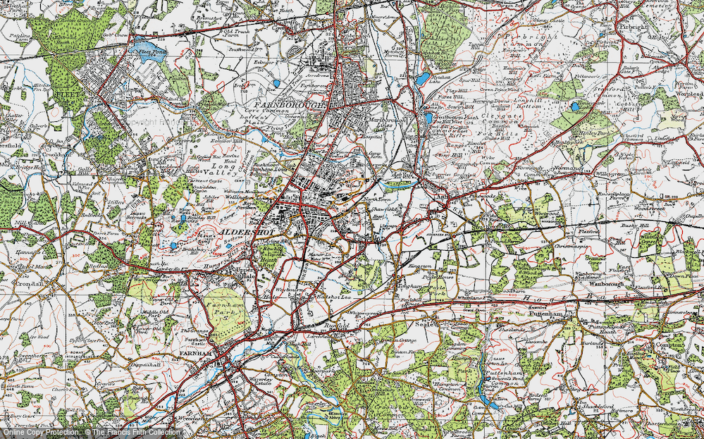 Old Map of North Town, 1919 in 1919
