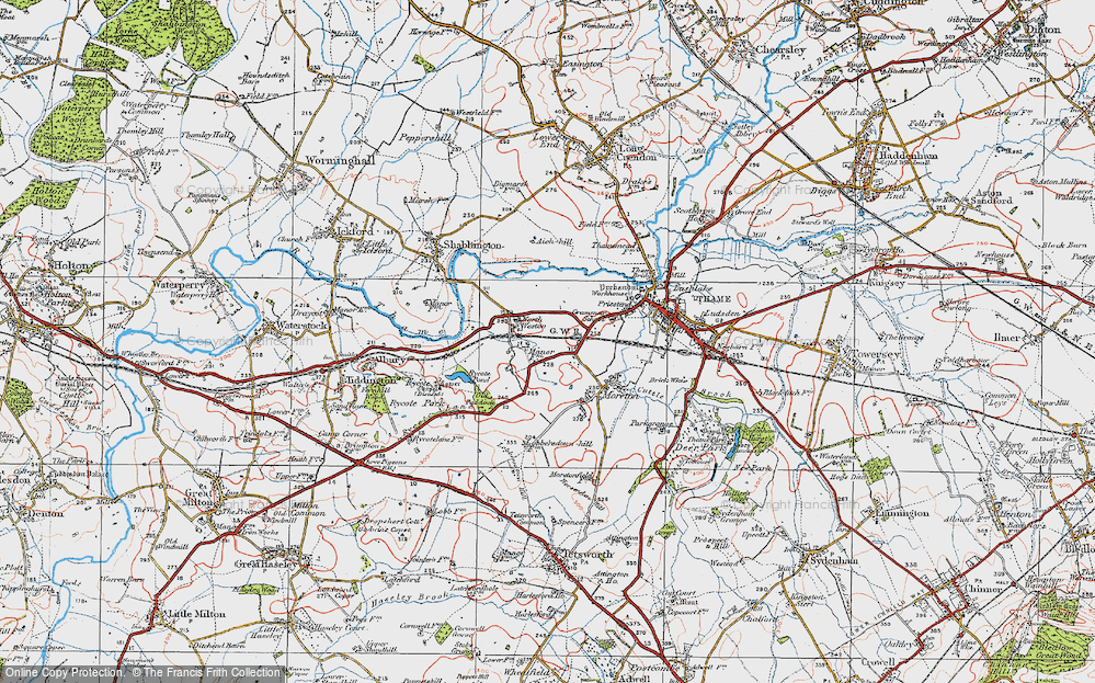 Old Map of North Weston, 1919 in 1919