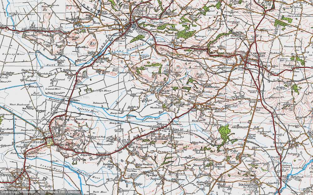 Old Map of North Wootton, 1919 in 1919