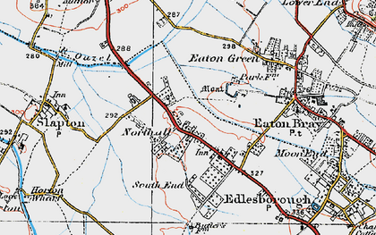 Old map of Northall in 1920