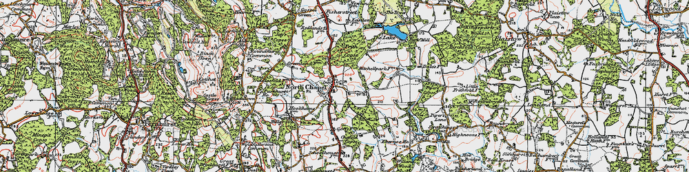 Old map of Northchapel in 1920