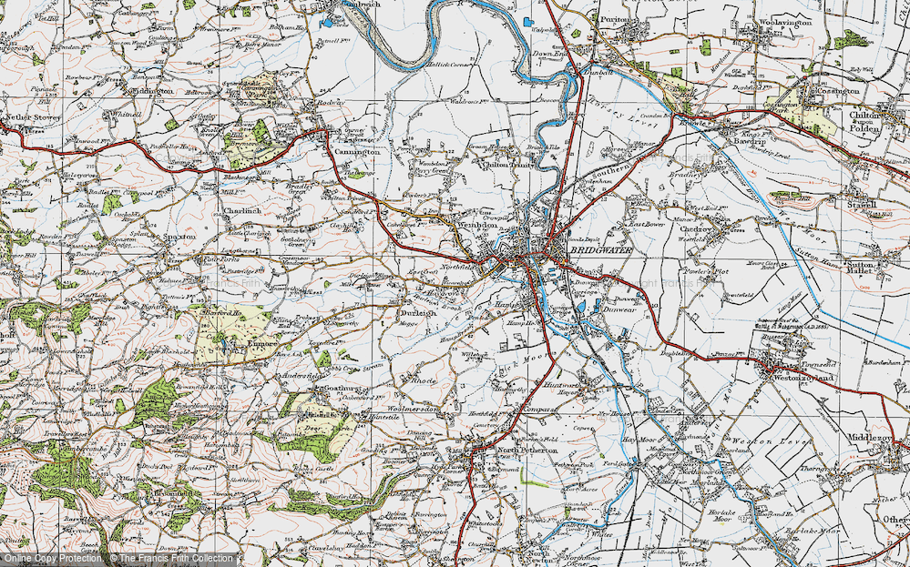 Old Map of Northfield, 1919 in 1919