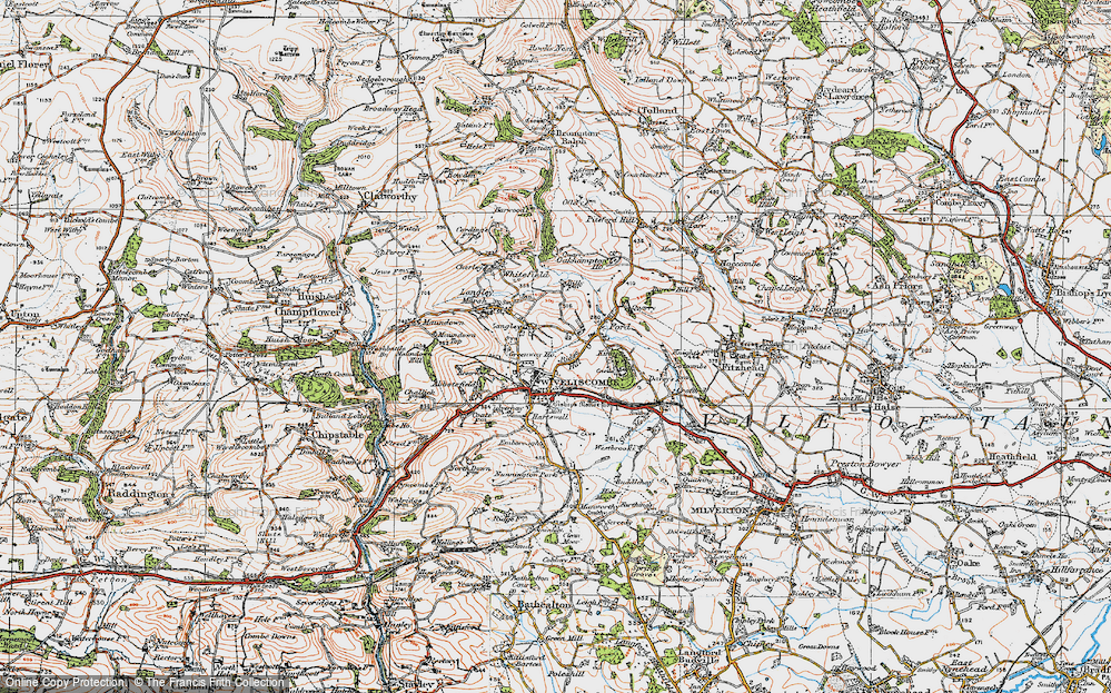 Old Map of Northgate, 1919 in 1919