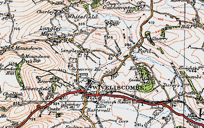 Old map of Northgate in 1919