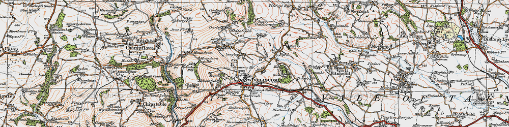 Old map of Northgate in 1919