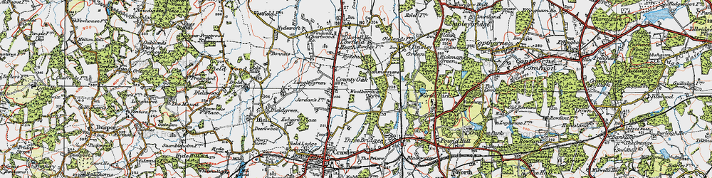 Old map of Northgate in 1920