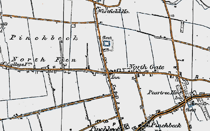 Old map of Northgate in 1922