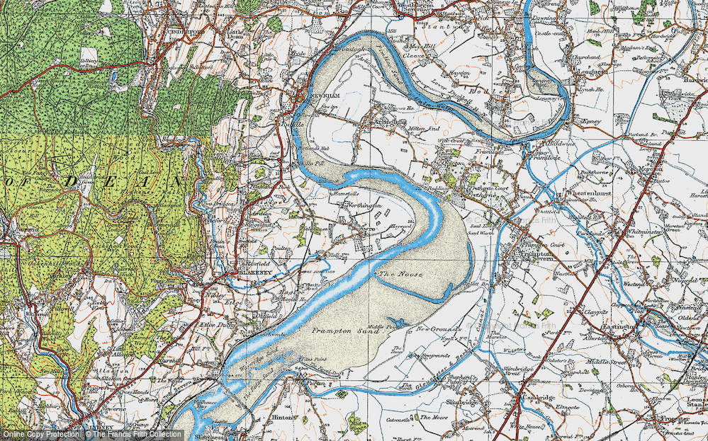 Old Map of Northington, 1919 in 1919
