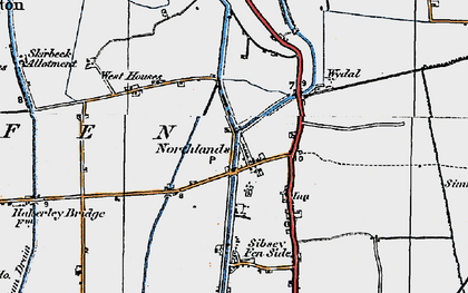 Old map of Northlands in 1922