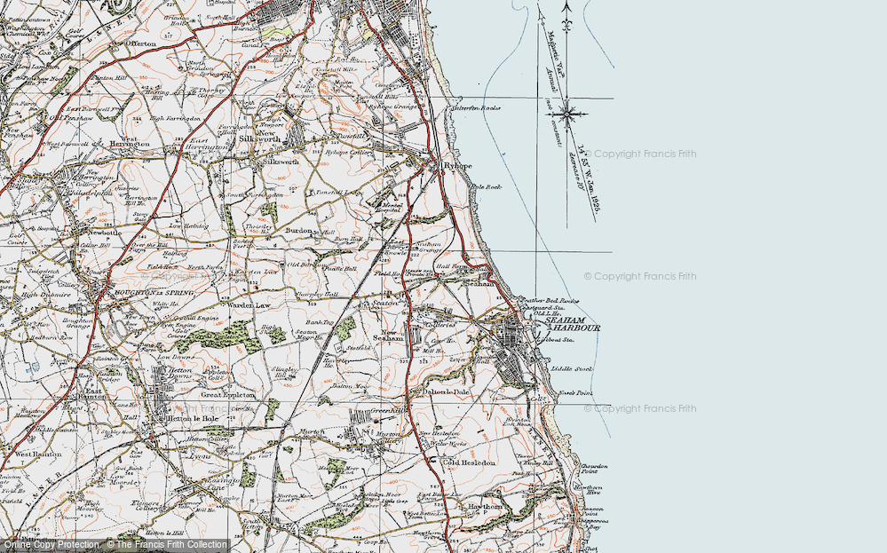 Old Map of Northlea, 1925 in 1925