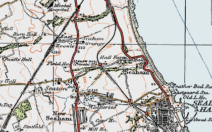 Old map of Northlea in 1925