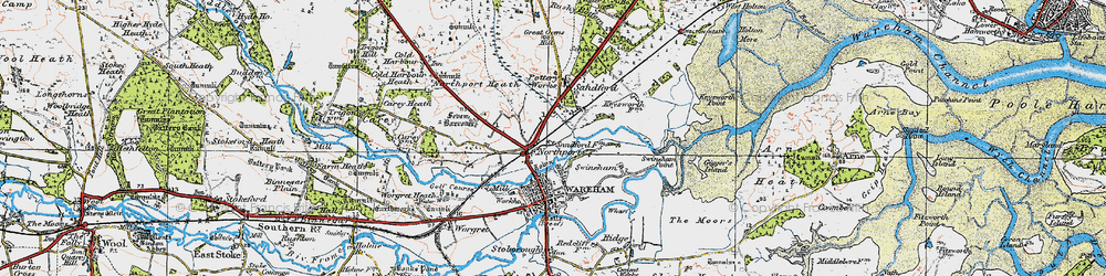 Old map of Northport in 1919