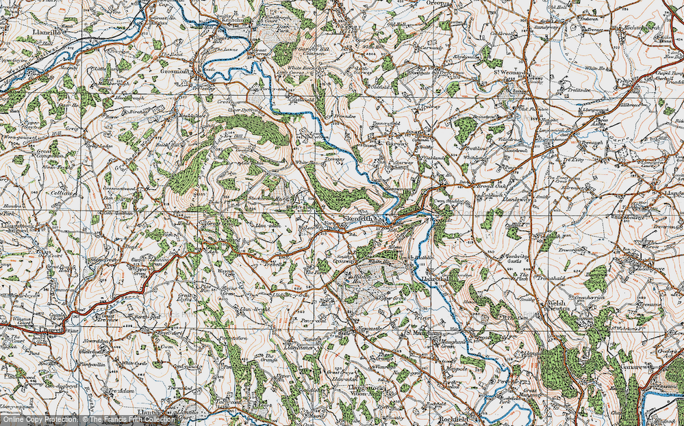 Old Map of Norton, 1919 in 1919