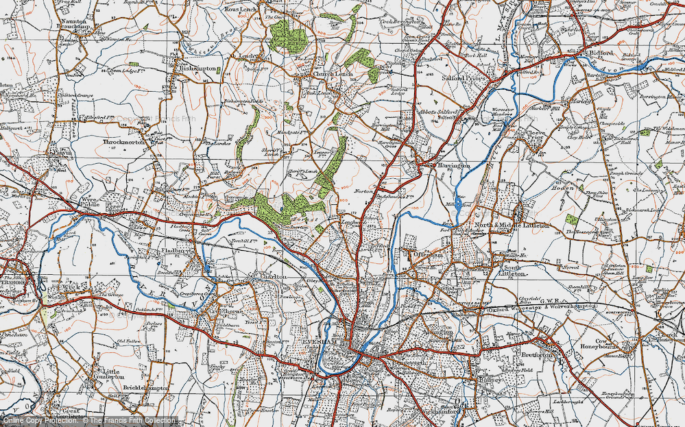 Old Map of Norton, 1919 in 1919