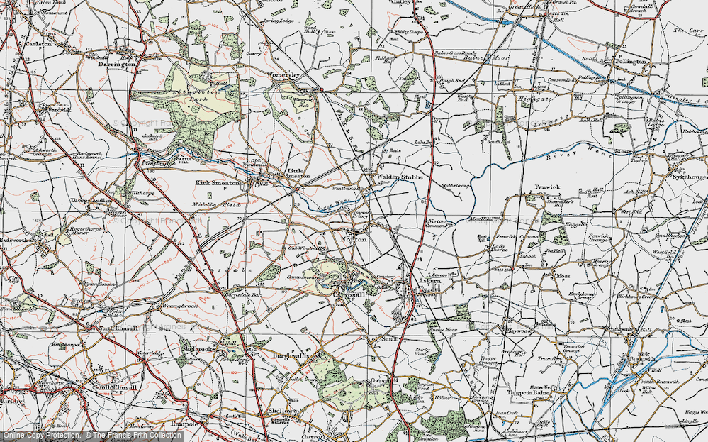 Old Map of Norton, 1924 in 1924