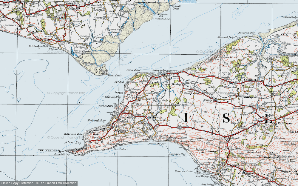 Old Map of Norton Green, 1919 in 1919