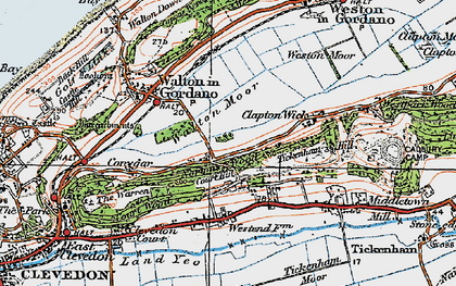 Old map of Norton's Wood in 1919