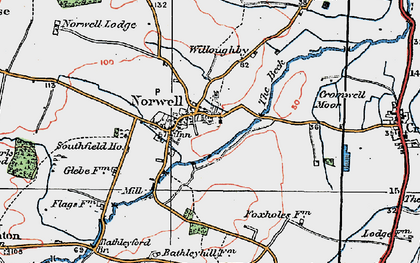 Old map of Norwell in 1923