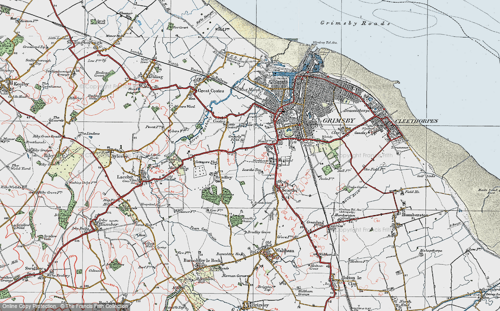 Old Map of Nunsthorpe, 1923 in 1923