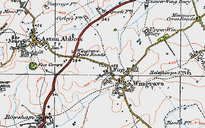 Old map of Nup End in 1919
